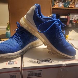 NIKE AirMax 2015 sz 12 Blue & White